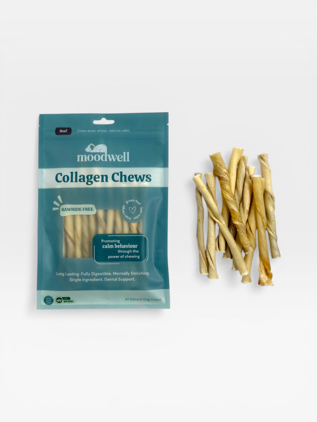 5" Collagen Chew Thin Twists