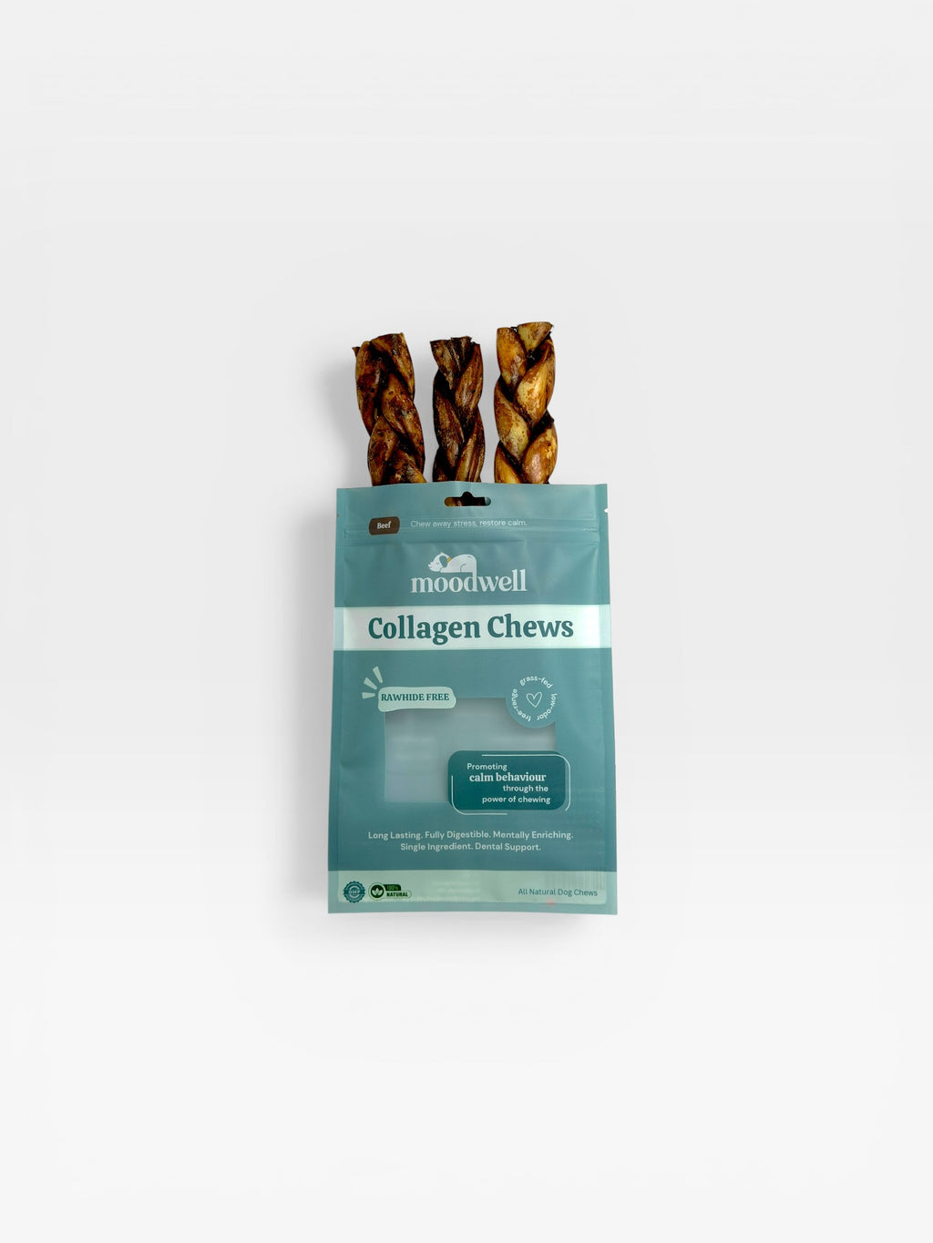 6" Liver-Infused Braided Collagen Chew