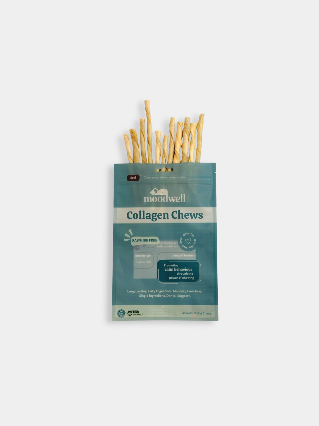 5" Collagen Chew Thin Twists
