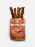 6" Braided Camel Collagen Chew